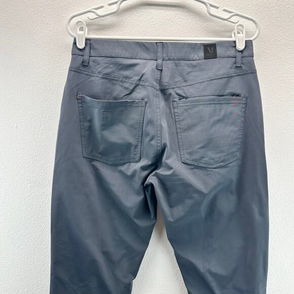 Vuori Meta Pant Athletic Slim Fit 32" Grey Size 30 - Picture 7 of 16